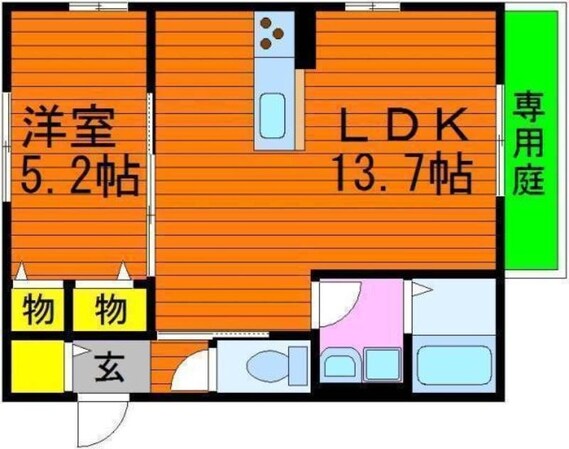 アルカ・ソラーレⅤの物件間取画像